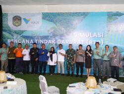 Antisipasi bencana PT Vale Simulasi Rencana Tindak Darurat Bendungan Sungai Larona di Malili
