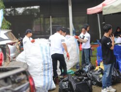 HUT Antam ke 57 gelar aksi bersih sampah rumah tangga