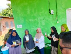 Tingkatkan ekonomi keluarga,PT.Vale latih emak-emak tanam tumbuhan herbal