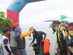 Semangat Asta Cita, PT Vale grlar Open Water Renang Lintas Danau di Sorowako