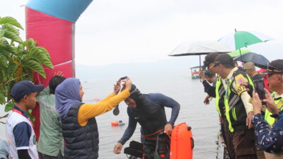 Semangat Asta Cita, PT Vale grlar Open Water Renang Lintas Danau di Sorowako
