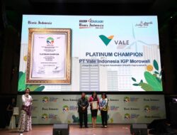 Program Health Improvement PT Vale IGP Morowali Raih Platinum Champion dan Special Achievement BISRA 2025
