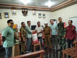 PT.Vale Salurkan bantuan pupuk kepada petani Huko-Huko