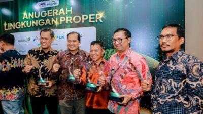 Pengelolaan Lingkungan Berkelanjutan Lima Unit Kerja Antam Raih Proper Hijau