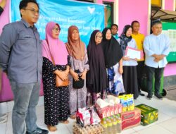 PT.Vale Bantu Kebutuhan Pangan Korban Banjir Di Desa Tutobo