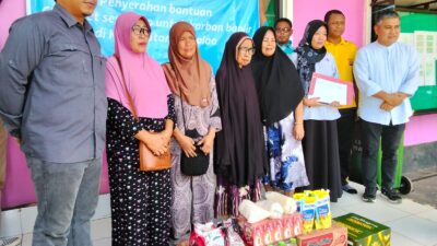 PT.Vale Bantu Kebutuhan Pangan Korban Banjir Di Desa Tutobo