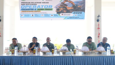 Dorong Tenaga Kerja Lokal Terampil dan Tersertifikasi, PT Vale Gelar Pelatihan Vokasi Operator Alat Berat