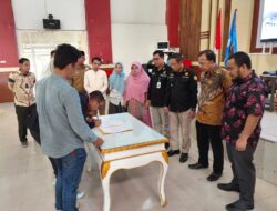 USN Kolaka – Kejati Sultra Lakukan Penandatanganan Pakta Integritas Pembangunan Gedung FPPP