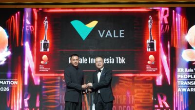 Terima Dua Penghargaan HR Asia Best Companies to Work for in Asia Awards, PT Vale Komitmen Membangun Tempat Kerja yang Berpusat pada Manusia   